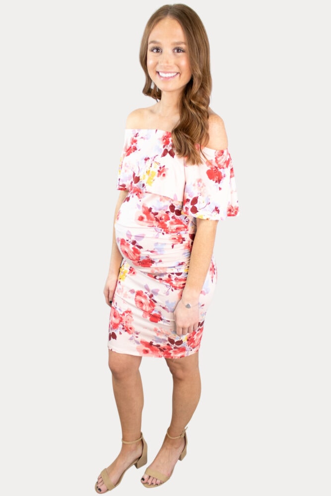 Spring maternity dress