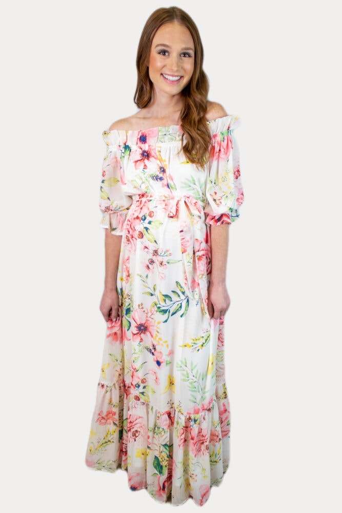 Pastel Maternity Maxi
