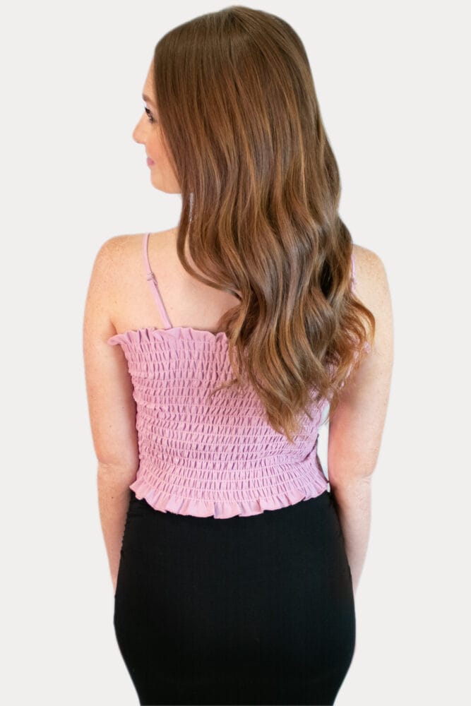 mauve maternity top