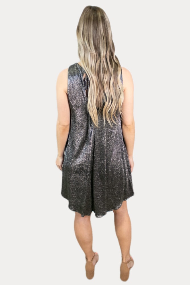 shimmer maternity dress