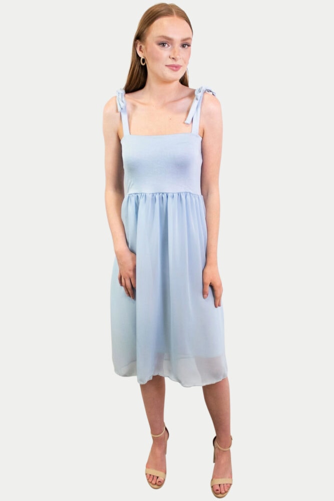 Bow Back Bridesmaid Dress