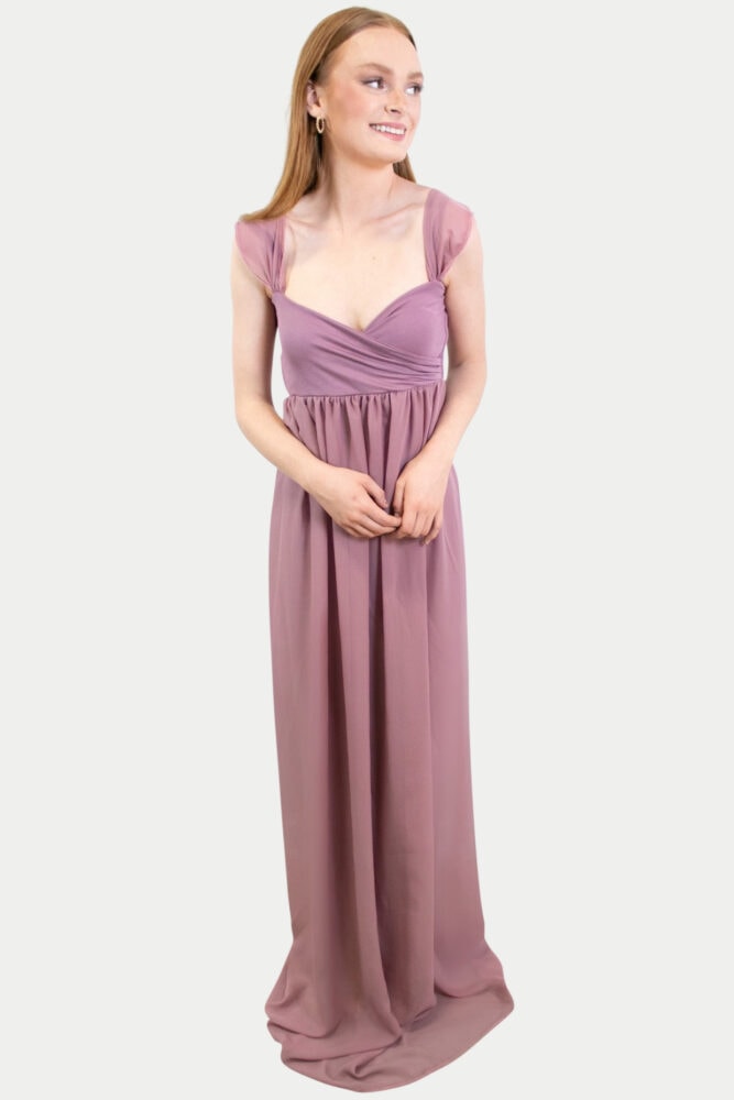 Chiffon Sweetheart Bridesmaid Dress